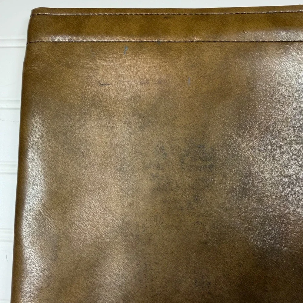 Vtg Hazel McDonnell Douglas Astronautics Co Leather Portfolio Case Document Bag